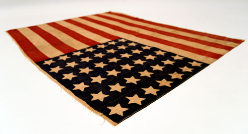 Patriotic Americana 1890 Unofficial 42 Star Parade Flag For Sale Patriotic Americana 1890 Unofficial 42 Star Parade Flag For Sale