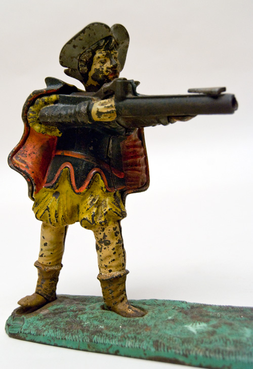 Cast Iron Antique Mechanical Bank William Tell 19th Century American Toys Cast Iron Antique Mechanical Bank William Tell 19th Century American Toys