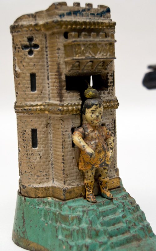 Cast Iron Antique Mechanical Bank William Tell 19th Century American Toys Cast Iron Antique Mechanical Bank William Tell 19th Century American Toys