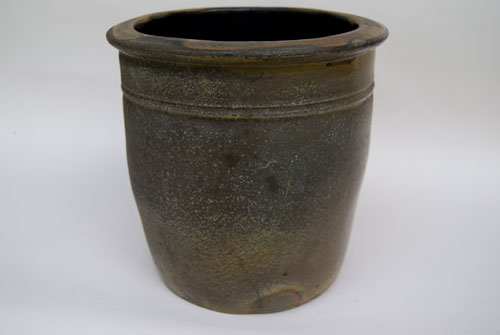 Blue Decorated American Stoneware: Russell Beaver Co. PA Antique Cobalt Salt Glaze Crock For Sale 19th Century Antiques Blue Decorated American Stoneware: Russell Beaver Co. PA Antique Cobalt Salt Glaze Crock For Sale 19th Century Antiques