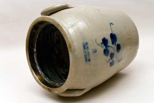 Julius Norton Bennington Vermont 3 Gallon Blue Decorated Antique Stoneware Julius Norton Bennington Vermont 3 Gallon Blue Decorated Antique Stoneware