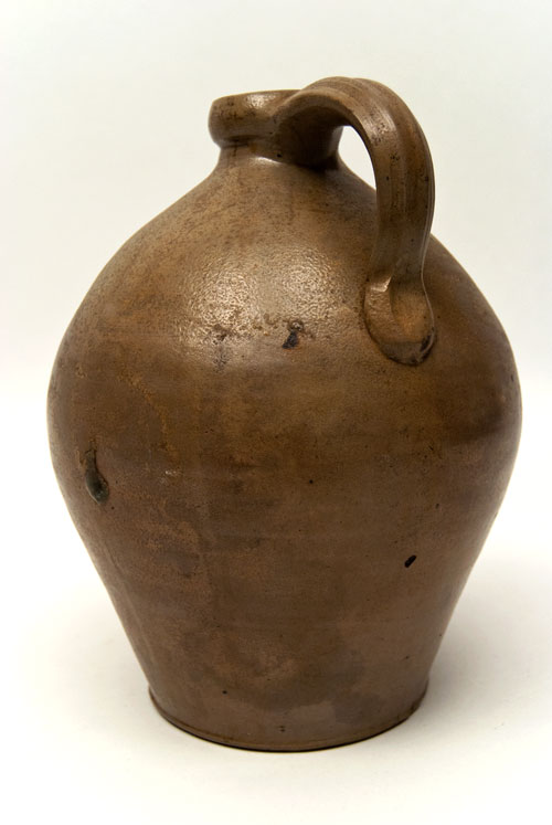 Ovoid One Gallon Jug with Cobalt Floral Decoration Possibly D.P. Shenfelder, Reading PA Ovoid One Gallon Jug with Cobalt Floral Decoration Possibly D.P. Shenfelder, Reading PA