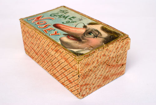 Rare McLoughlin Bros Early American Game of Nosey by Man in the Moon Illustrator Rare McLoughlin Bros Early American Game of Nosey by Man in the Moon Illustrator