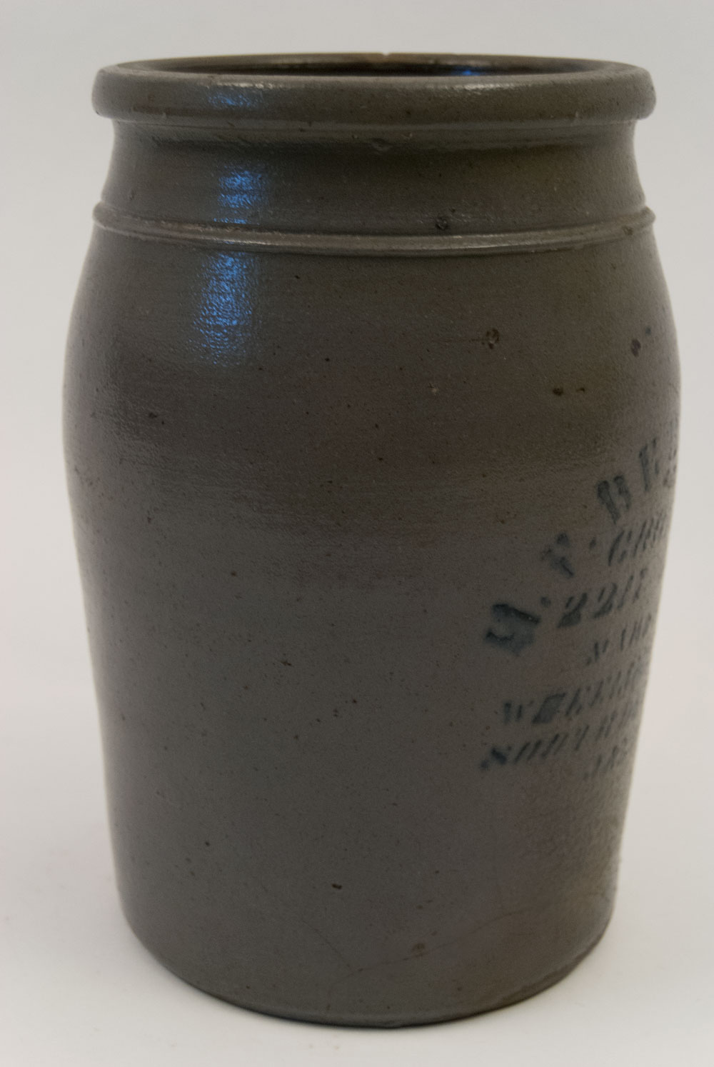 Bill Of Sale Illinois >> Antique Merchant Jar Blue Decorated Stoneware Berhens ... Bill Of Sale Illinois >> Antique Merchant Jar Blue Decorated Stoneware Berhens ...