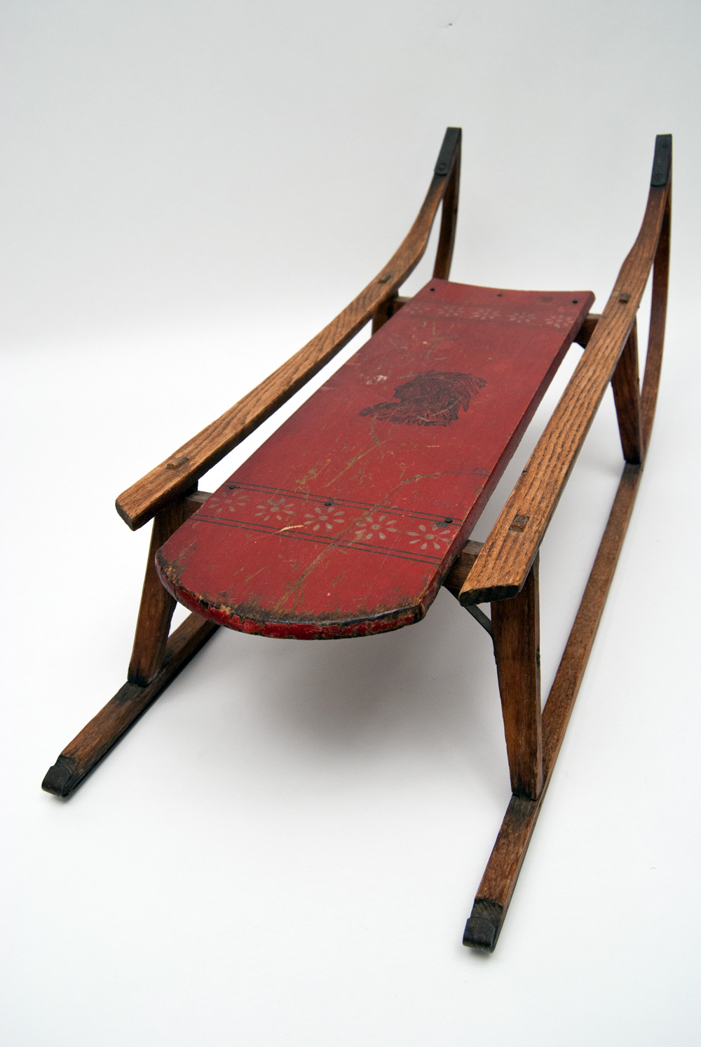 Antique Painted Sled For Sale Antique Painted Sled For Sale