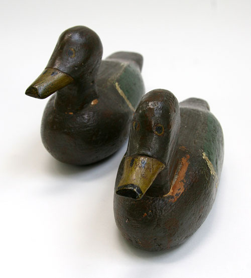 12 Gallon Jane Lew, WV Storage Jar: Large Blue Decorated Stoneware mallard decoy duck decoy green winged teal decoy painted american folk art original surface