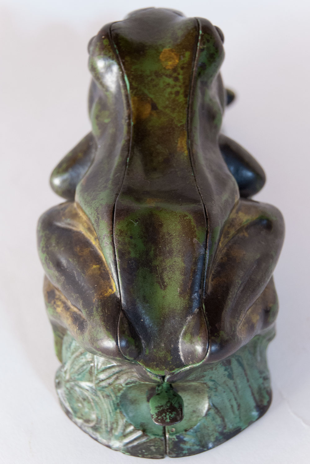 Cast Iron Paint >> Two Frogs Antique Mechanical Cast Iron Bank Cast Iron Paint >> Two Frogs Antique Mechanical Cast Iron Bank
