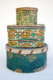 19th Century Antique Wallpaper Boxes For Sale 19th Century Antique Wallpaper Boxes For Sale