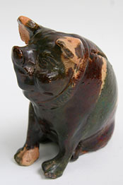 Midwestern Pottery Pig Bank