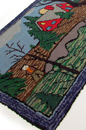 Red House with Folk Art Person »