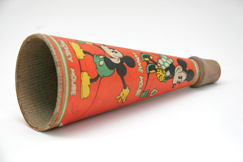 Antique Mickey Mouse Noisemaker Horn Early Old Marks Bros. Antique Mickey Mouse Noisemaker Horn Early Old