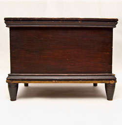 Original Painted Surface Antique American Miniature Blanket Chest Centre County Pennsylvania Original Painted Surface Antique American Miniature Blanket Chest Centre County Pennsylvania