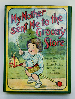 Antique American Game: My Mother Sent me to the Grocery Store: Parker Brothers Vintage Game Antique American Game: My Mother Sent me to the Grocery Store: Parker Brothers Vintage Game