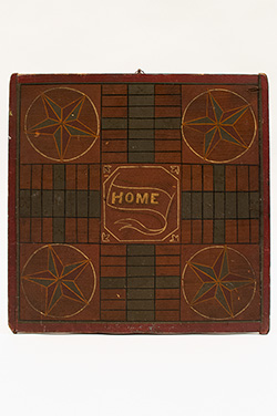 Double Sided Parcheesi and Checkers Antique Game Board Double Sided Parcheesi and Checkers Antique Game Board