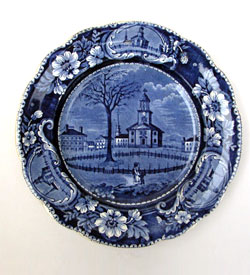 Winter View, Pittsfield, Mass | Historical Staffordshire