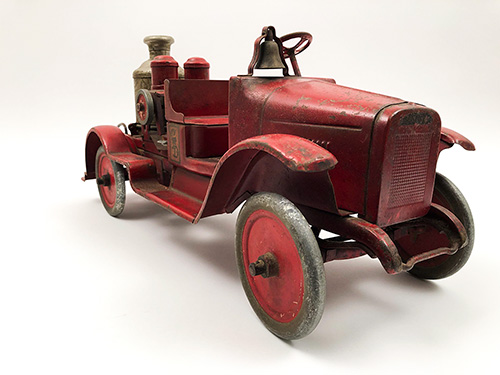 Buddy L Moline Illinois Antique 1920s Pressed Steel Pumper Fire Engine ...